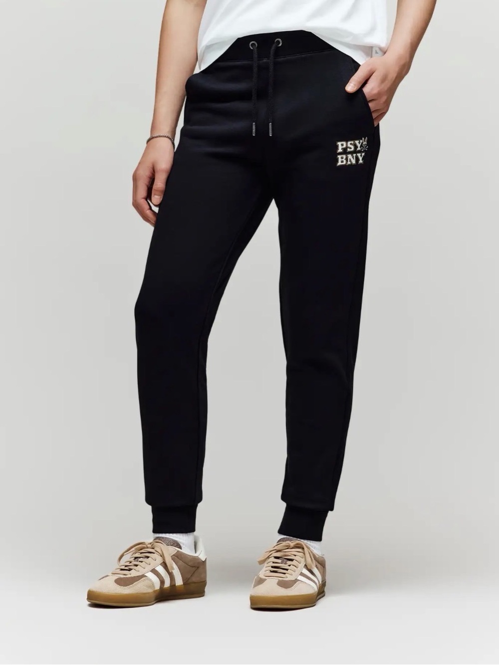 Psychobunny Kids Black Sweatpants Joggers Sz 10/12